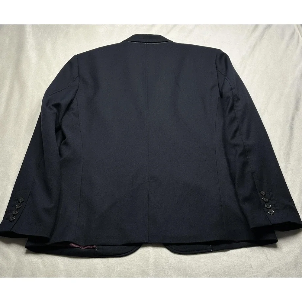 American Eagle Outfitters Blazer Mens Large Blue‎ Two Button Sport Coat Jacket